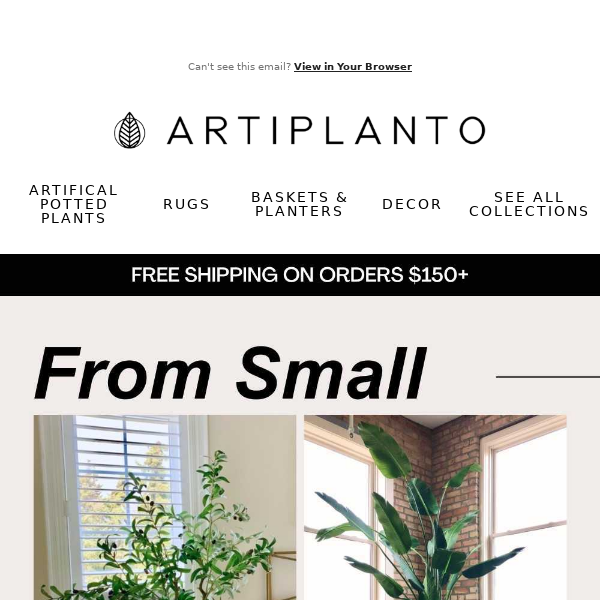 🌿Versatile Faux Plants for Your Home Artiplanto