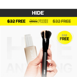 FREE Foundation Brush for Hide