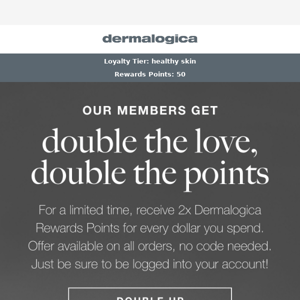 Double Points Starts NOW 👉