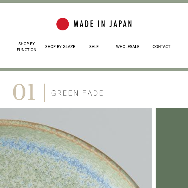 Green Fade | Fujitani Kiln Focus