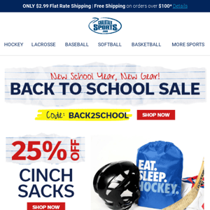 Back to School Sale STARTS NOW!
