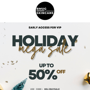 Shop 50% off sitewide ✨🎄🎁