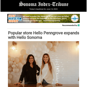 Popular store Hello Penngrove expands with Hello Sonoma