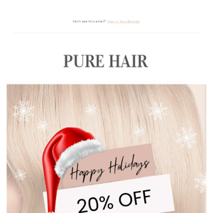 [SALE] ✨🎁Merry 20% OFF Sitewide!