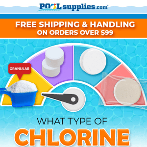 ATTN: Chlorine is in sale!