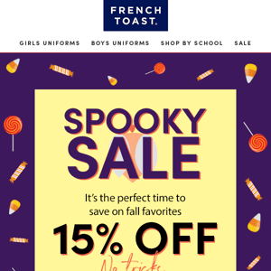 Don’t get spooked by this sale!