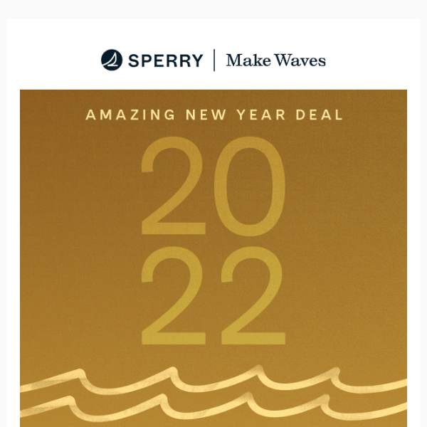 Catch 23% OFF on new year exclusives only at www.sperry.com.ph. 🎁