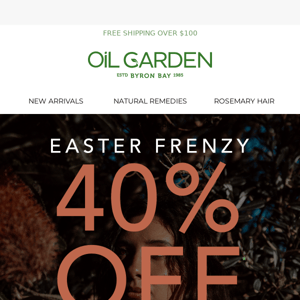 EASTER FRENZY! 40% Off Sitewide 🐰