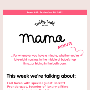 Mama Minute: Issue #49