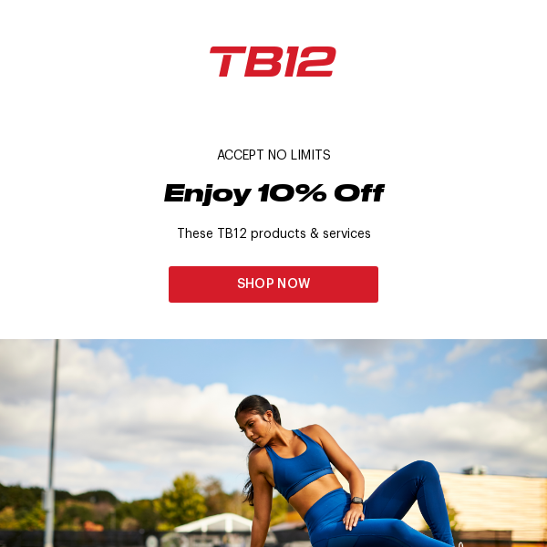 Here's 10% Off These TB12 Products - Tb12