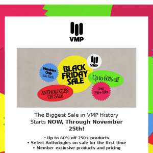 The Biggest Sale in VMP History Starts NOW 🤯 💥