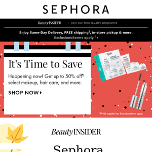 Sephora Shopper, your seasonal snapshot is giving 🤩