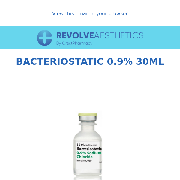 BACTERIOSTATIC IS HERE!!