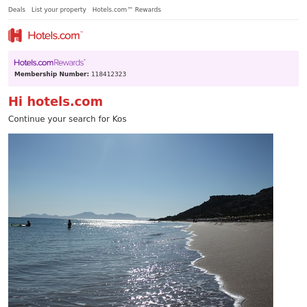 Hotels.com, is Kos going to be your next trip?