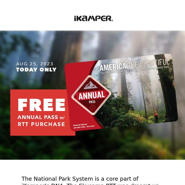 NPS Birthday Bash: Get Your Free Pass Today Only
