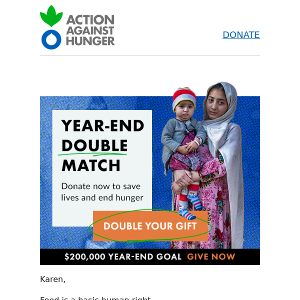 Your gift has 2x the lifesaving impact