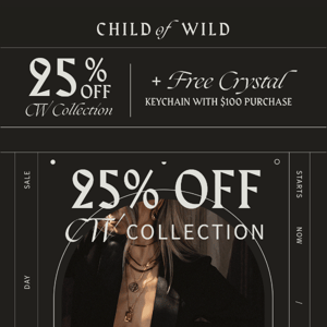 .:. 25% off CW Collection .:. + FREE Gift