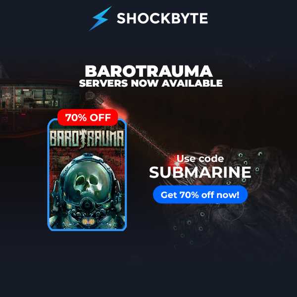Barotrauma Servers Now Available! 🪸