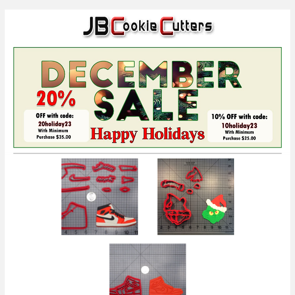 December Save 20% Off! 🎄