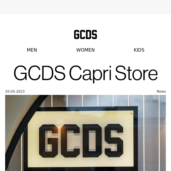 Re-opening GCDS Capri Store
