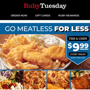 😋 Tempting Meatless Meals Starting at $9.99 Await! 🥗