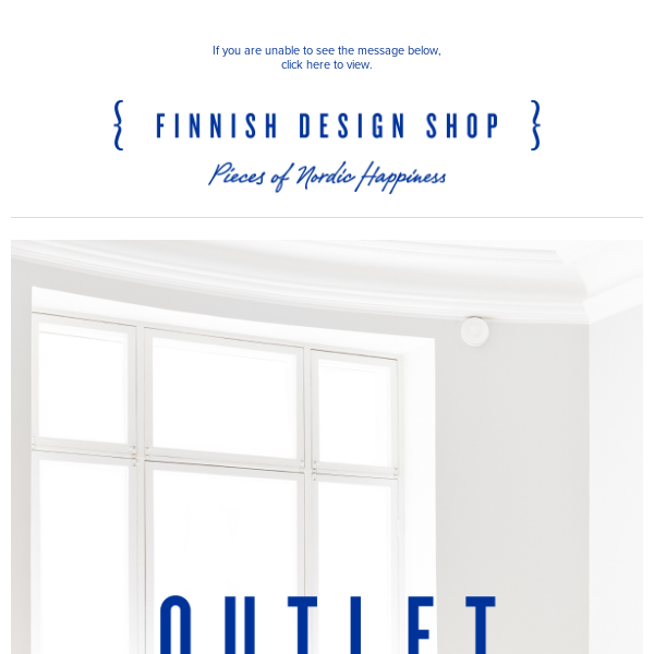 Outlet – design finds at up to 40% off