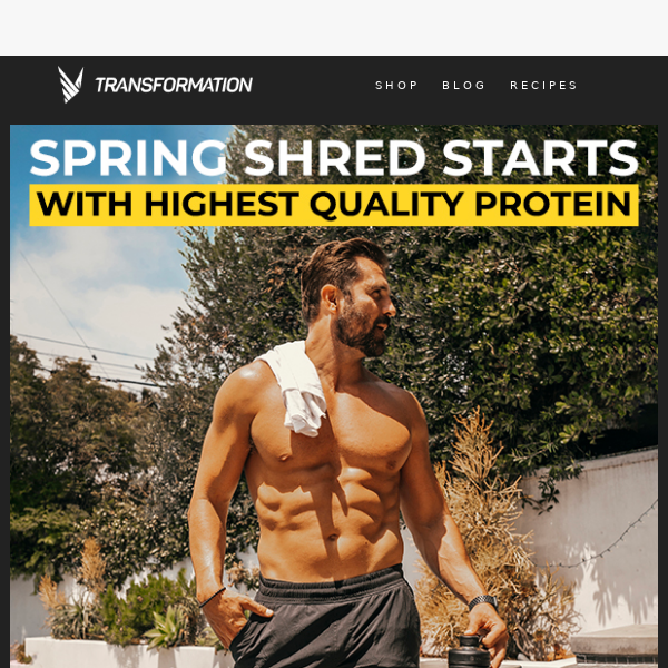 Psst... Time to Start Your Spring Shred