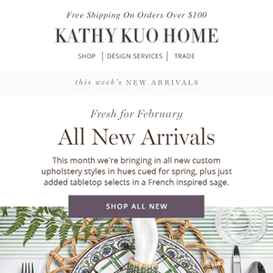 ALL NEW: Spring Upholstery, French Sage Dining & More 😍