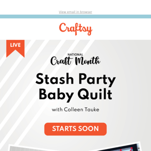 Stash-Busting Strip Piece Baby Quilt with Colleen Tauke