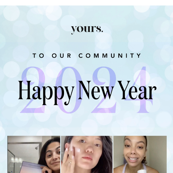 🎁 A little help to achieve your skin goals in 2024!
