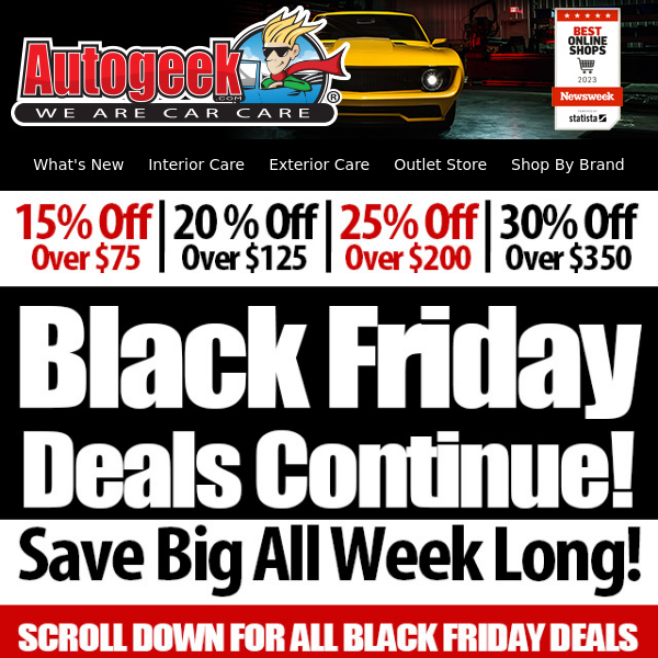 Happy Thanksgiving - Celebrate With Continued Black Friday Deals!
