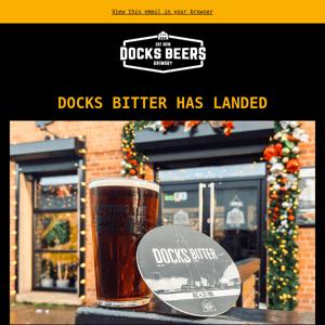 🍻NEW BEER ON TAP | DOCKS BITTER