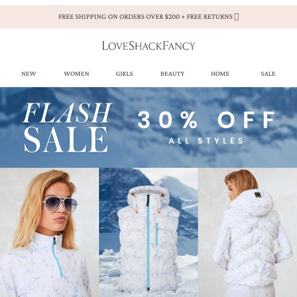 FLASH SALE: LoveShackFancy x Bogner FIRE + ICE