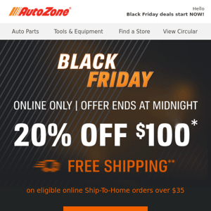 Open your Black Friday offer expiring TODAY