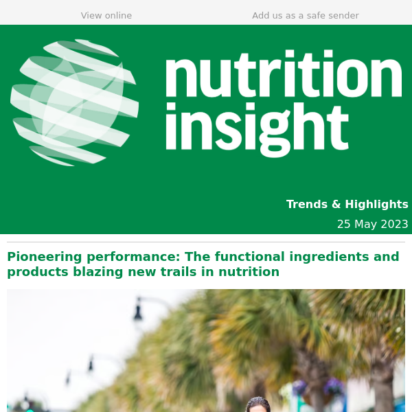 Trends & Highlights |  Increasing human physical and cognitive performance through nutrition