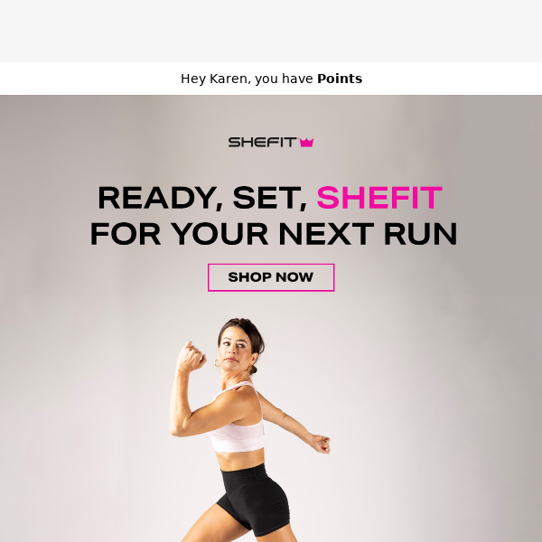 Runners, gear up with SHEFIT 🏃🏽‍♀️