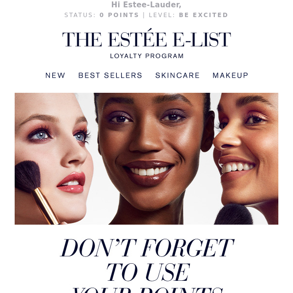 Time Flies! Use Your E-List Points Before They Expire.