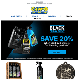 Free Next Day Delivery When You Spend £50! | Buy 3 Save 20% On Auto Finesse!