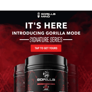 Introducing Gorilla Mode High-Stim In Strawberry Jam