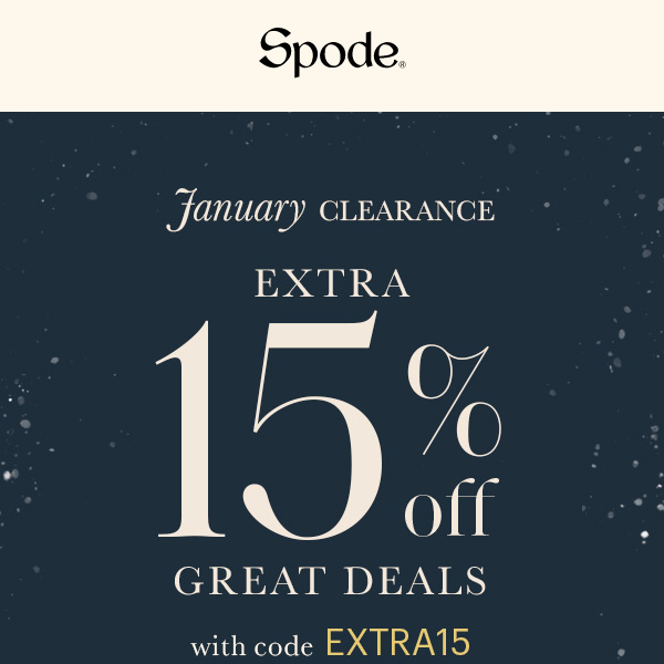 Take an Extra 15% off Retired Collections