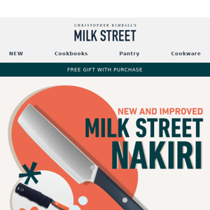 All-New Milk Street Nakiri Vegetable Knife!