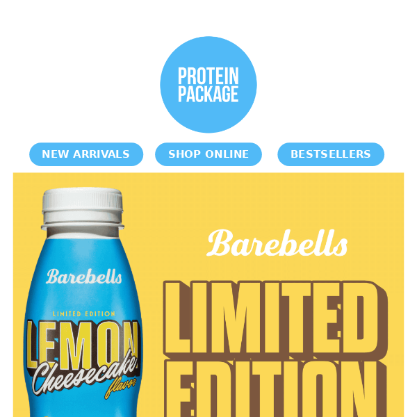 Limited Edition Protein Shake! 🍋