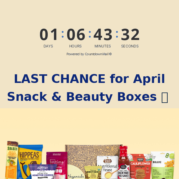 ⏰ LAST CHANCE for April Boxes ⏰