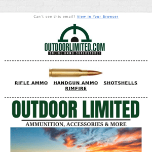 Your Ammo Paradise Awaits - Outdoor Limited 🎯
