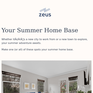 Your summer plans (find a home)