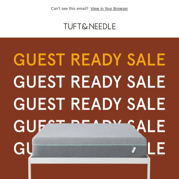 Our Guest Ready Sale starts NOW