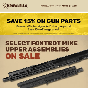 Foxtrot Mike parts Build Better ARs