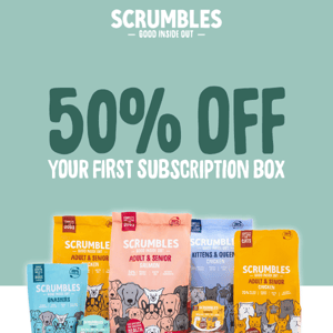 50% off your 1st box ⏰