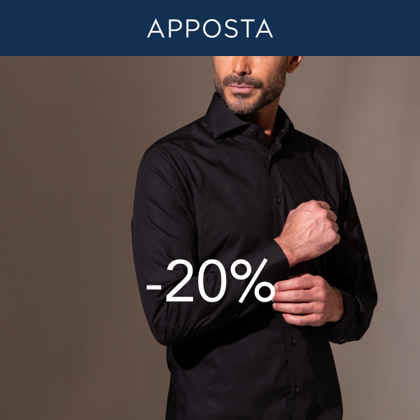 20% Off Essential Italian Shirts