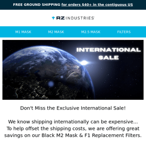 Don't Miss This Exclusive International Offer